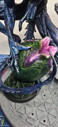 Vue supplémentaire 2 de Alien bleu