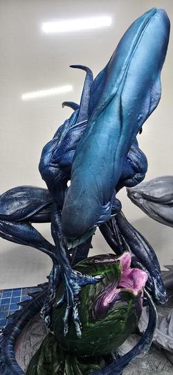 Vue supplémentaire 3 de Alien bleu